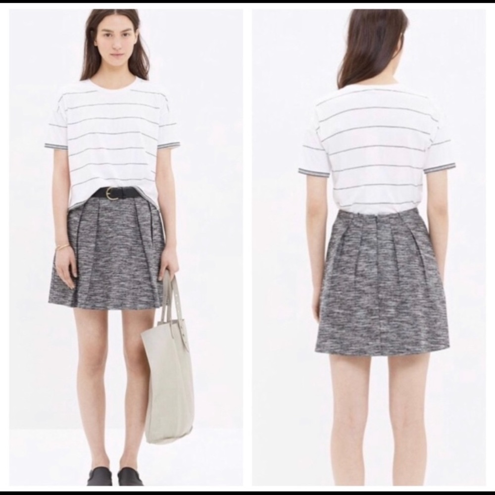 Madewell tweed mini size 2